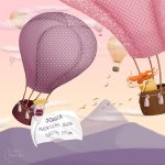 Cuadro de nacimiento Globos