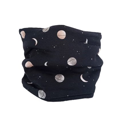 Cuello polar de planetas y lunas en azul