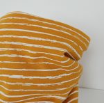 Cuello polar para niños de rayas amarillo mostaza
