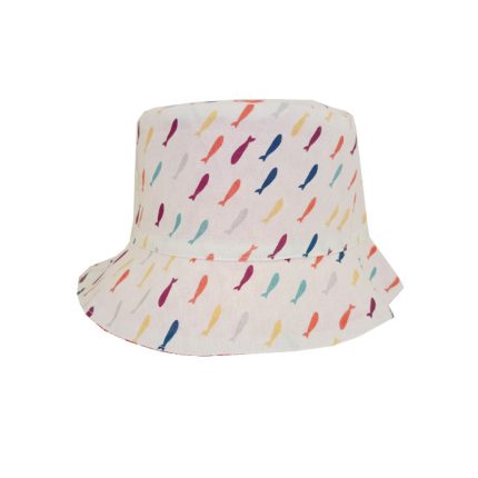 Gorro reversible de peces