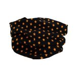 Cuello de entretiempo de estrellas amarillas sobre negro