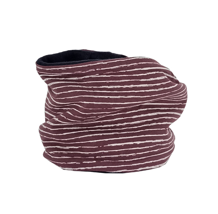 coll-polar-ratlles-morat Cuello polar Purple Stripes - Imagen 1