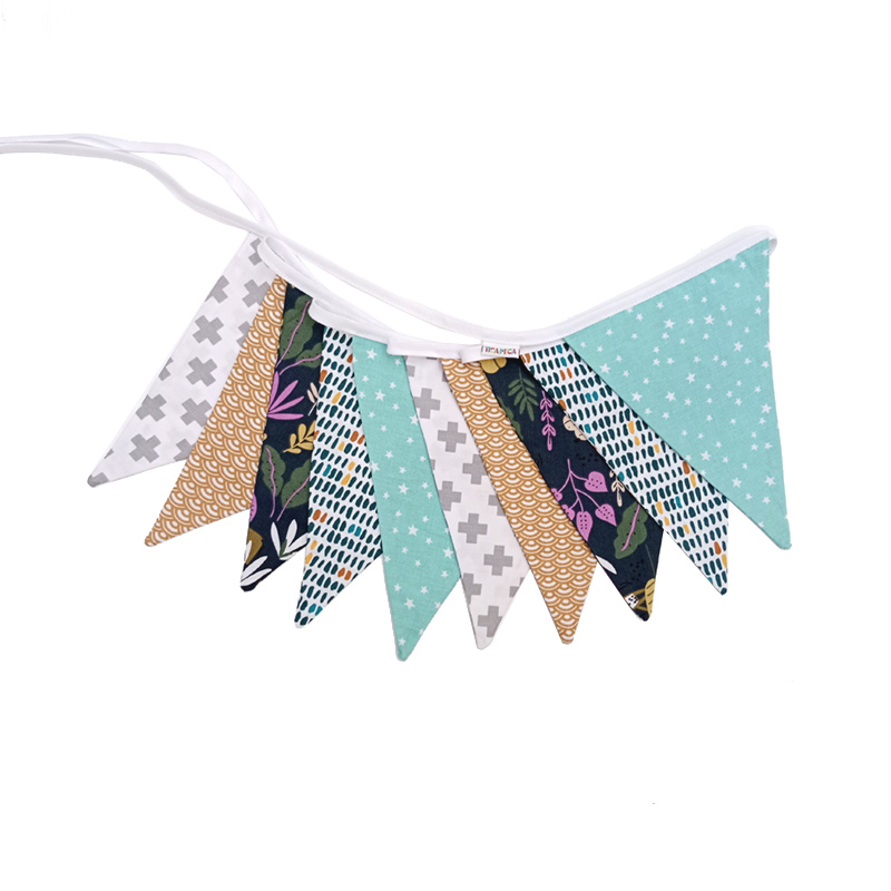 banderola-animals-blau-i-lila Guirnalda Purple Animals - Imagen 1