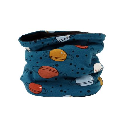 Cuello polar planetas en azul petrol