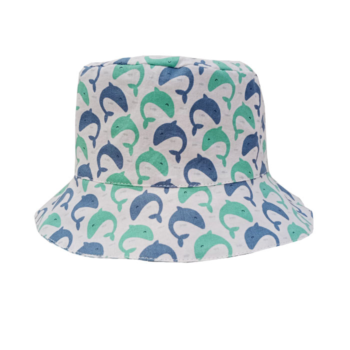 Gorro reversible Delfines azul Gorro reversible Delfines azul
