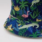 Gorro reversible animales salvajes en azul