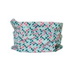Cuello Pink-Green Geo
