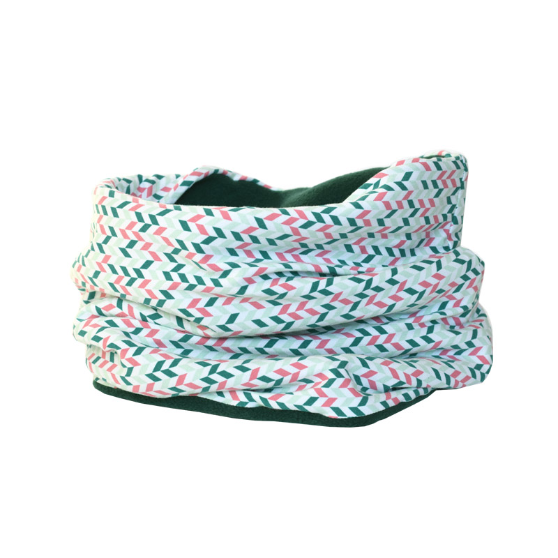 coll-polar--verd-fucsia Cuello adulto Pink-Green Geo - Imagen 1