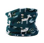 Cuello polar de corzos en verde